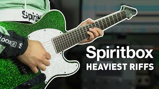 SPIRITBOX Heaviest Riffs 7 String Guitar [upl. by Naasar]