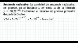 PROBLEMA DE DECAIMIENTO RADIACTIVO [upl. by Akitan]