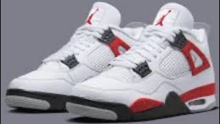 AIR JORDAN 4 RED CEMENT jordan4 airjordan [upl. by Assirrec]