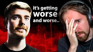 The MrBeast quotTeamquot Is IMPLODING  Asmongold Reacts [upl. by Hallock]