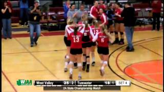 West Valley Wins the 2012 WIAA 2A Volleyball Championship [upl. by Stedman529]