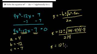 Algebra 1 Regents January 2015 29 [upl. by Strader]