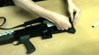 Attaching a sling to an L98A2 [upl. by Ketty]