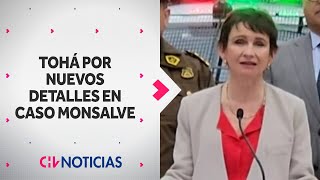 MINISTRA TOHÁ RESPONDIÓ sobre supuestro amedrentamiento de funcionarios a denunciante de Monsalve [upl. by Delgado]