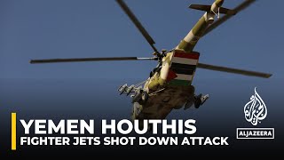 US military says 18 Houthi attack drones antiship missiles shot down over Red Sea [upl. by Tiffanie]