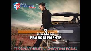 karaoke probablemente christian nodal [upl. by Hannazus]