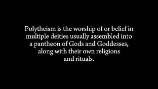 POLYTHEISM Philosophy [upl. by Cote]