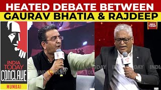 Fiery Faceoff Between Gaurav Bhatia amp Rajdeep Sardesai On One Nation One Election  India Today News [upl. by Hplodur]