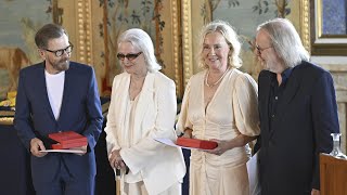 ABBA REUNION 2024  ABBA Receive Knighthoods in Sweden 31052024 [upl. by Godderd895]