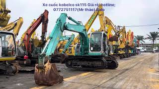 Đã bánXe cuốc kobelco sk115sr giá khởi nghiệp cho ae hotline 0772751117Mr thảo  Zalo [upl. by Aramat]