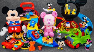 Satisfying with Unboxing Minnie Mouse Roller Coaster Jumbo Fun House Playset  Review Toys ASMR [upl. by Selene]