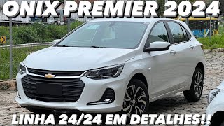 Chevrolet Onix Premier 2024  LINHA 2424 EM DETALHES 4K [upl. by Nyleikcaj]