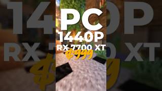 La mejor PC por 1000 amd gaming pcgaming pcbuild ryzen5 nvidia rtx pcbuild rx7700xt rtx [upl. by Licna179]