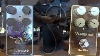 Electro harmonix Q tron nano  Jan Ray  no talking [upl. by Helaine968]