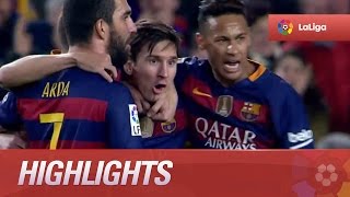 Highlights FC Barcelona 21 Sevilla FC [upl. by Ennaer]