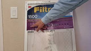 Review Filtrete AC Furnace Air Filter MPR 1500  Mr Mark Reviews it [upl. by Enad]