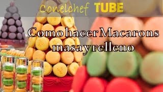 Cómo hacer Macaron masa y relleno [upl. by Schott]