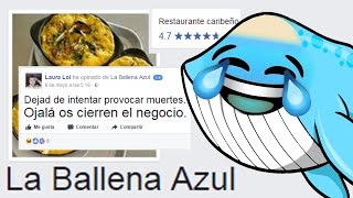 Las MEJORES RESPUESTAS al Juego de la Ballena Azul 3 😂 EDICIÓN RESTAURANTE [upl. by Minetta]