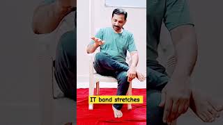 IT band stretching exercise  fitness youtubeshorts physiotherapy exercises [upl. by Yenar863]