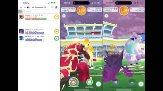 T4 TackleFlame Wheel Ponyta  Psycho CutPlay Rough Galarian Ponyta Solo Raids Windy Weather [upl. by Aynwad]