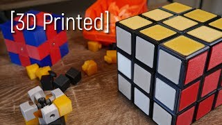 The Rubiks Cube Mechanism  3D Printed [upl. by Lombardi]