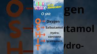 acute management of asthma attack mbbs medicalentranceexam [upl. by Acebber]