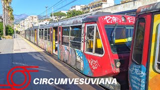 CIRCUMVESUVIANA TRAIN From Sorrento to Naples [upl. by Prior361]