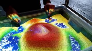 Caja de Arena  Realidad Aumentada  Augmented Reality Sandbox [upl. by Nileve702]