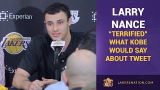 Larry Nance Terrified What Kobe Would Say About Tweet [upl. by Magulac]