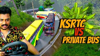 KSRTC VS PRIVATE BUS കിടിലൻ RACE 😮 Maalbro Gaming [upl. by Tserrof]