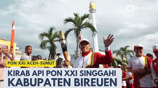 Legenda Sepak Bola Aceh Bakhtiar Juli Pembawa Obor Api PON XXI di Bireuen [upl. by Deden]