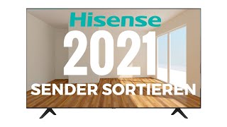 Sender sortieren Hisense TV [upl. by Soirtimid936]