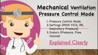 Mechanical Ventilation  Pressure Control Mode Pressure Flow Volume Scalars [upl. by Menis439]