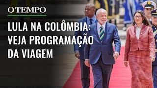 Lula na Colômbia recebido pelo presidente Petro agenda inclui feira literária [upl. by Trinee]