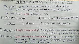 Protozoa Nutrition in Protozoa YashPartner [upl. by Hellman]