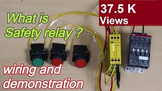 What is Safety Relay PILZ  Easy Explained  pnoz X2 X3 X4 [upl. by Ailama]