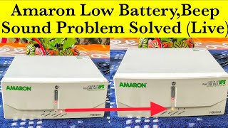 Amaron Inverter not charging Low battery Problem Beep sound easily solved  101 working [upl. by Taddeo]