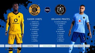 Kaiser Chiefs vs Orlando Pirates pes21 Dstv Prem mod gameplay Highlights [upl. by Lipson]