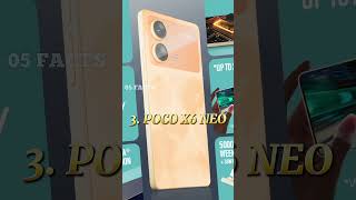 TOP 5 CHEAPEST POCO5G PHONES📱 IN 2024 shorts short poco phone viralvideo youtube shortvideo [upl. by Laro]