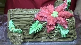 Yule Log Cake  Cake Decorating [upl. by Efal]