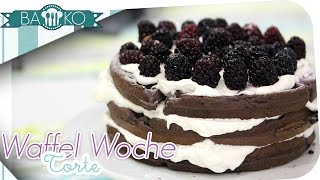 Waffel Woche 3 Torte  BaKO [upl. by Natka]