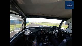 Donington Historic Festival Pole Qualifying Lap Pre63 Onboard [upl. by Ellary]