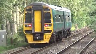 Cwmbran train station  train going to Cardiff [upl. by Jenne]