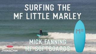 MF Softboards Review  Surfing the Little Marley [upl. by Malkah]