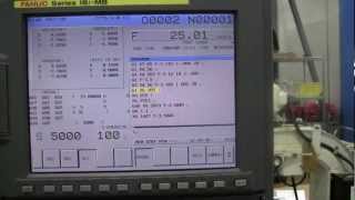 2003 Fanuc Robodrill Alpha T21 iDL [upl. by Arenat]