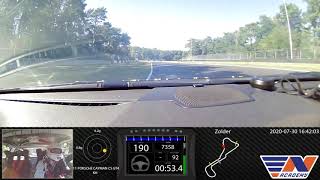 RN 1 Onboard video Zolder PORSCHE CAYMAN CS GT4 0143950 [upl. by Suez]