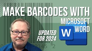 Creating Barcode Labels with Word’s Mail Merge Updated for 2024 [upl. by Ardnuhsor649]