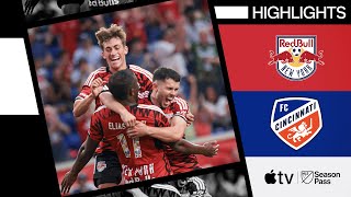 New York Red Bulls vs FC Cincinnati  Lewis Morgan Brace  Full Match Highlights  July 20 2024 [upl. by Kinson]