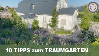 10 Tipps zum Traumgarten 10 einfache Tipps wie du die Artenvielfalt in deinem Garten förderst [upl. by Aicatsana]