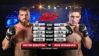 Rico Verhoeven Debut vs Viktor Bogutzki [upl. by Daeriam]